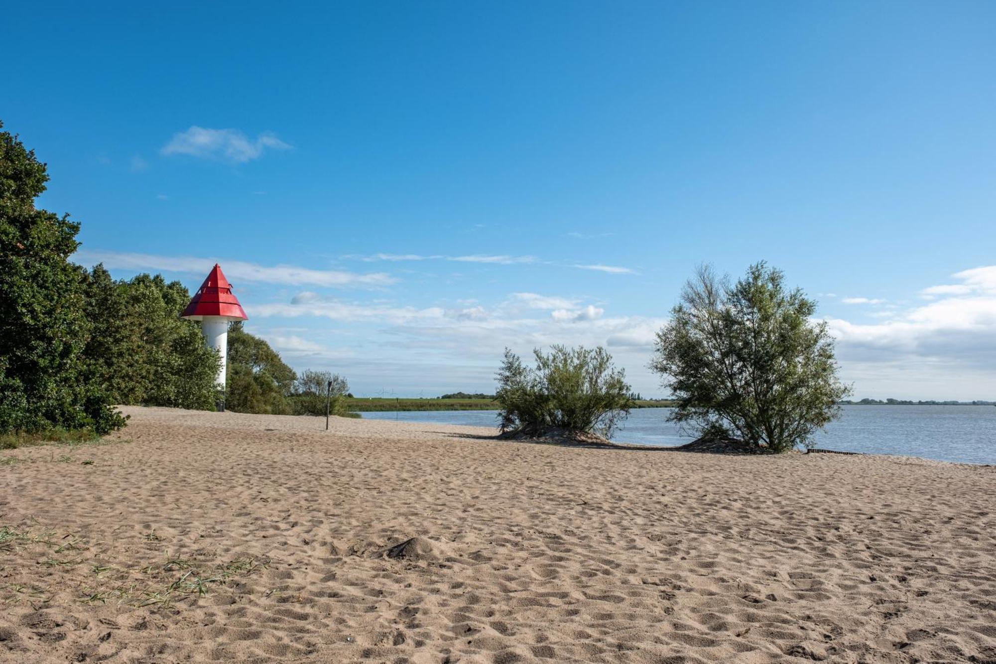 Ferienwohnung Flut Am Weserstrand Sandstedt المظهر الخارجي الصورة